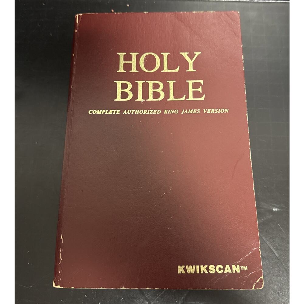 The Holy Bible In Kwikscan Complete Authorized King James Version